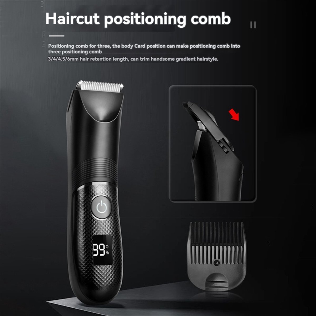 Hair Care Works - [T80C]Męski trymer do włosów na ciele