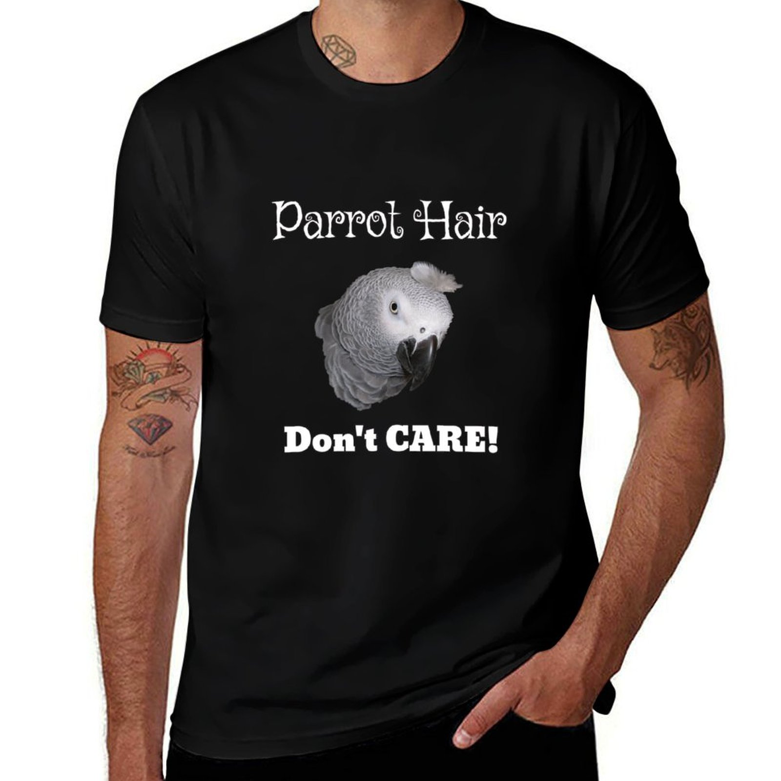Hair Care Works - Koszulka Parrot Hair Don't Care z