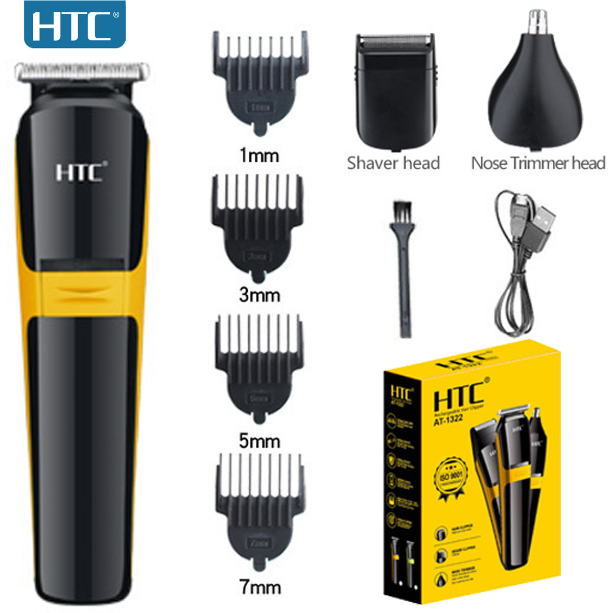 Hair Care Works - HTC USB 3 w 1 elektryczna