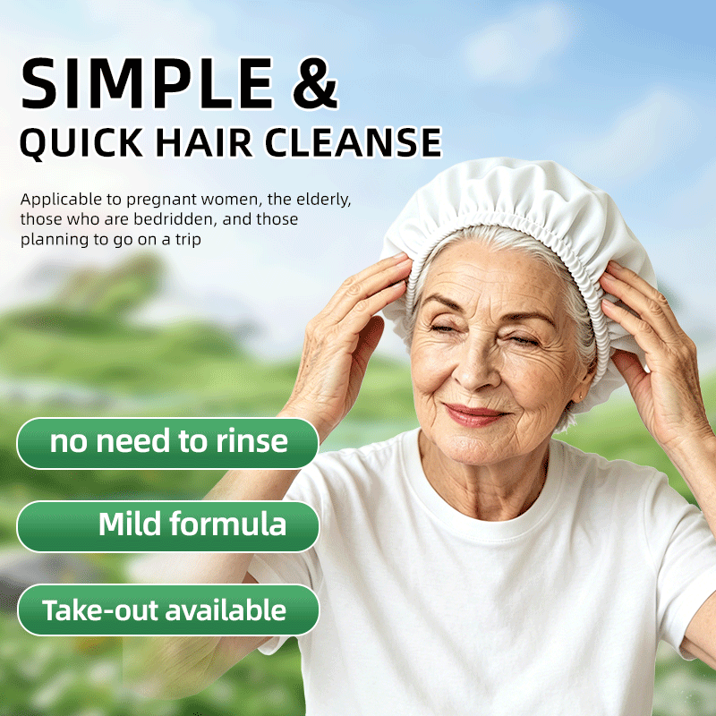 Hair Care With Aloe Vera - Jednorazowa czapka do mycia włosów bez