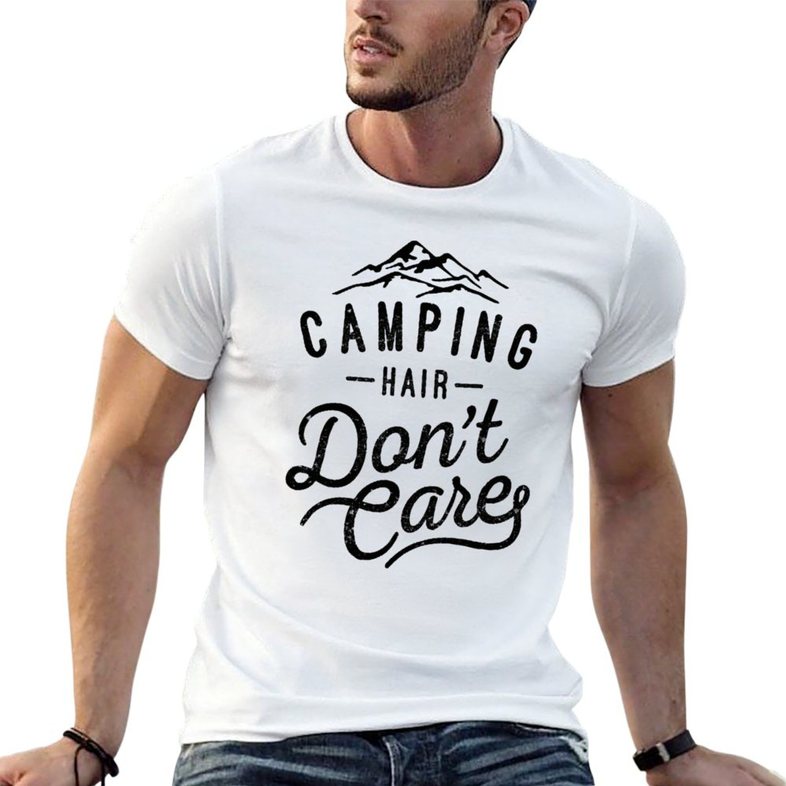 Koszulka Camping Hair Don't Ca – Hair Care Works recenzja i cena