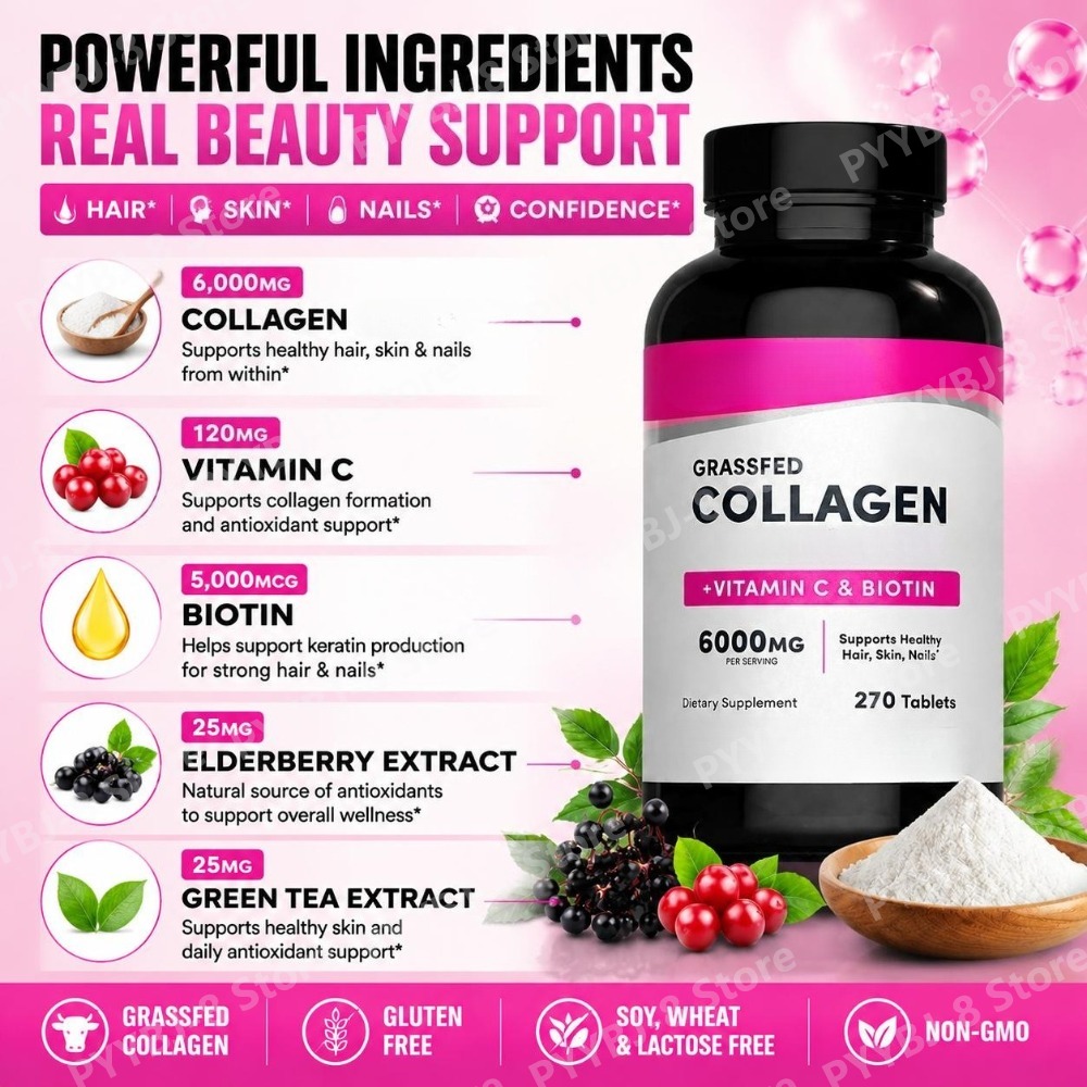 Tabletki kolagenowe 6000mg z w – Hair Care Capsule recenzja i cena