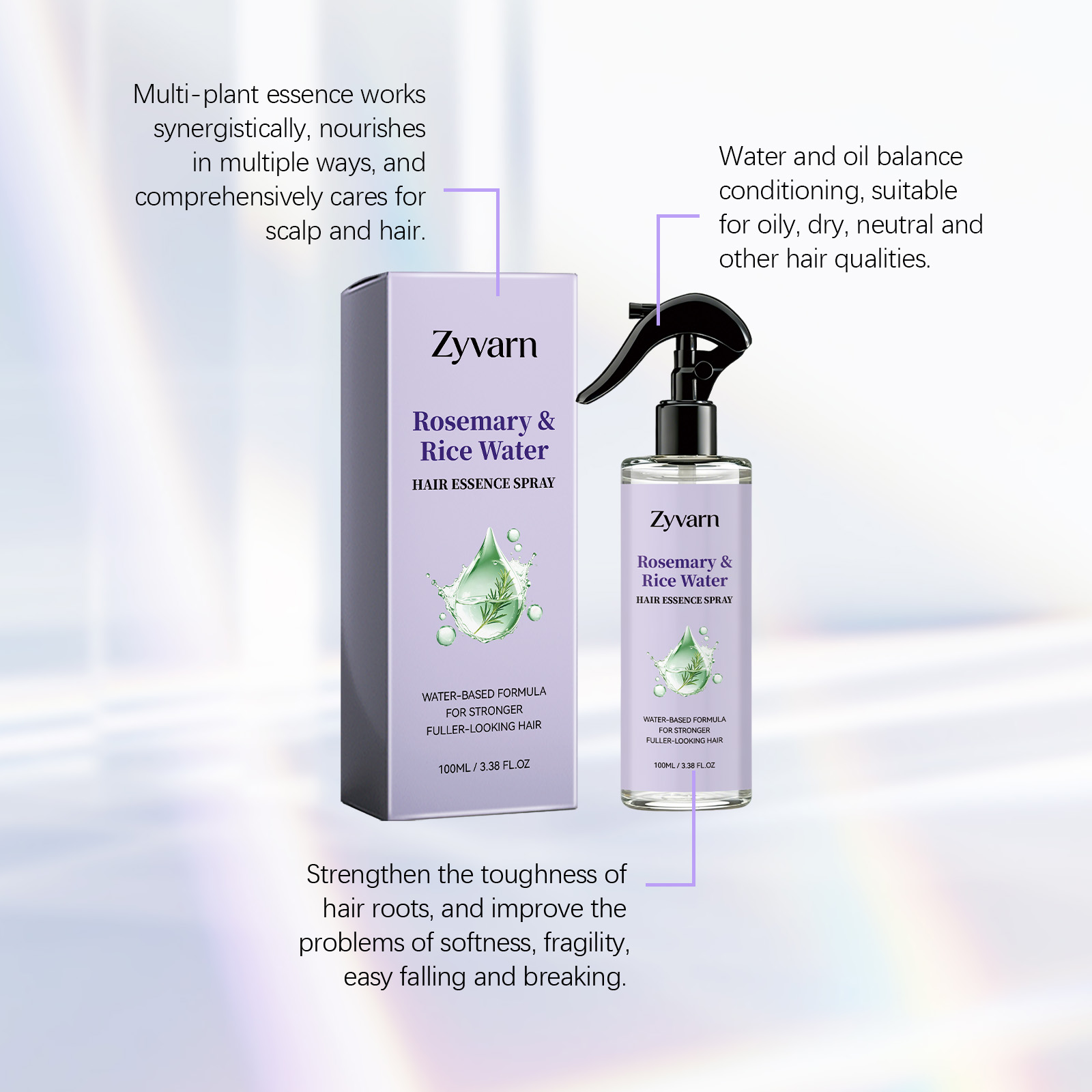 Spray do pielęgnacji włosów z  – Hair Care With Rice Water recenzja i cena